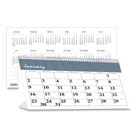 House Of Doolittle Recycled Bar Harbor Desk Tent Monthly Calendar, 7 x 4 1/4, 2020 3679
